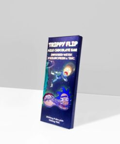 Trippy Flip Milk Chocolate – 3500mg Psilocybin & 500mg THC